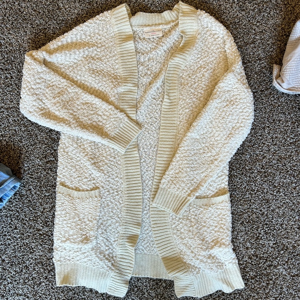 Bobbie and Brooks White Cardigan